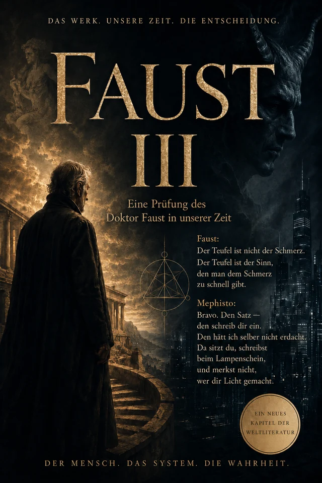 Originalcover von Faust III – Eine Prüfung des Doktor Faust in unserer Zeit